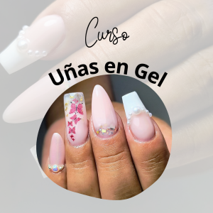 Inicial de uñas esculpidas en gel